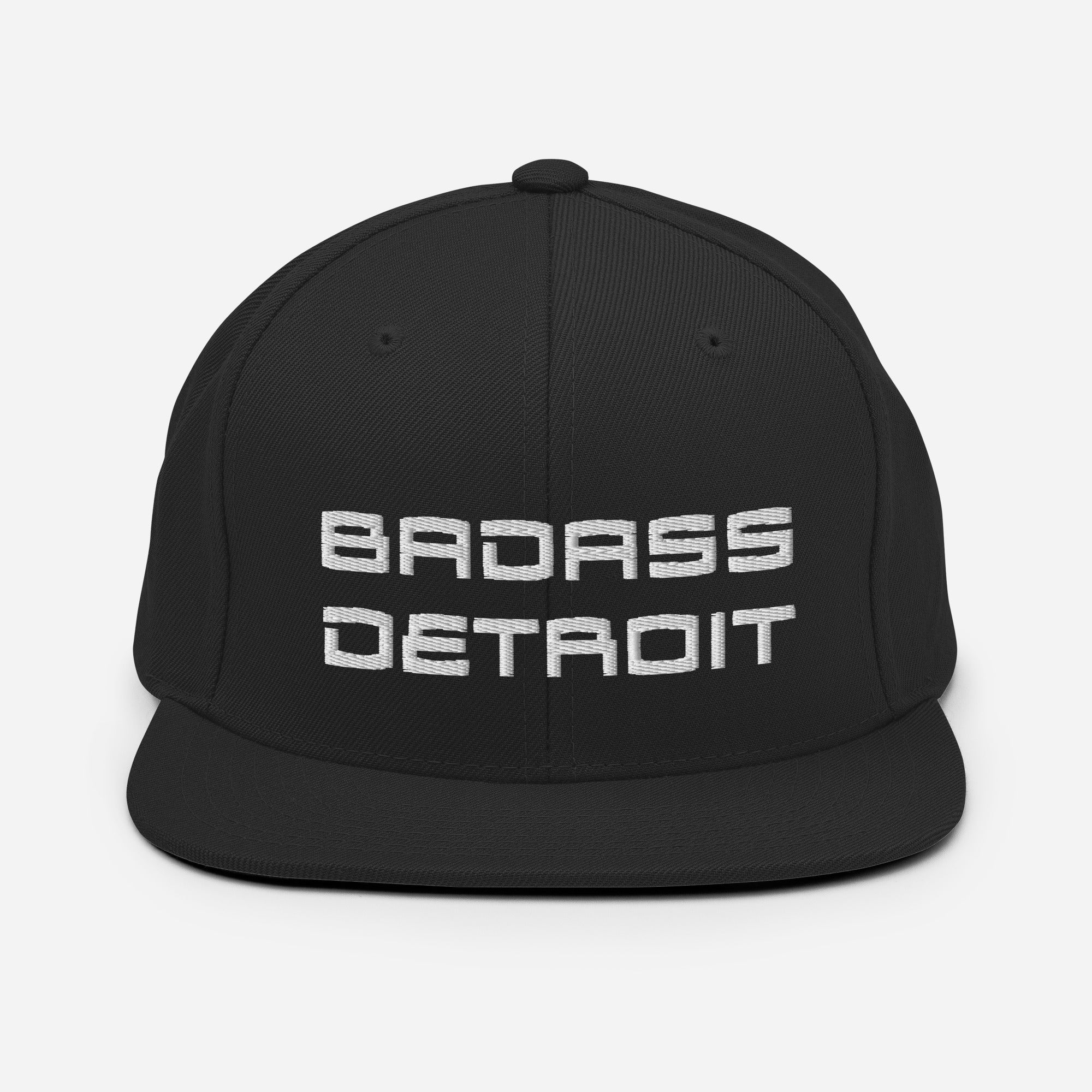 Snapback Embroidered Hat - BADASS DETROIT