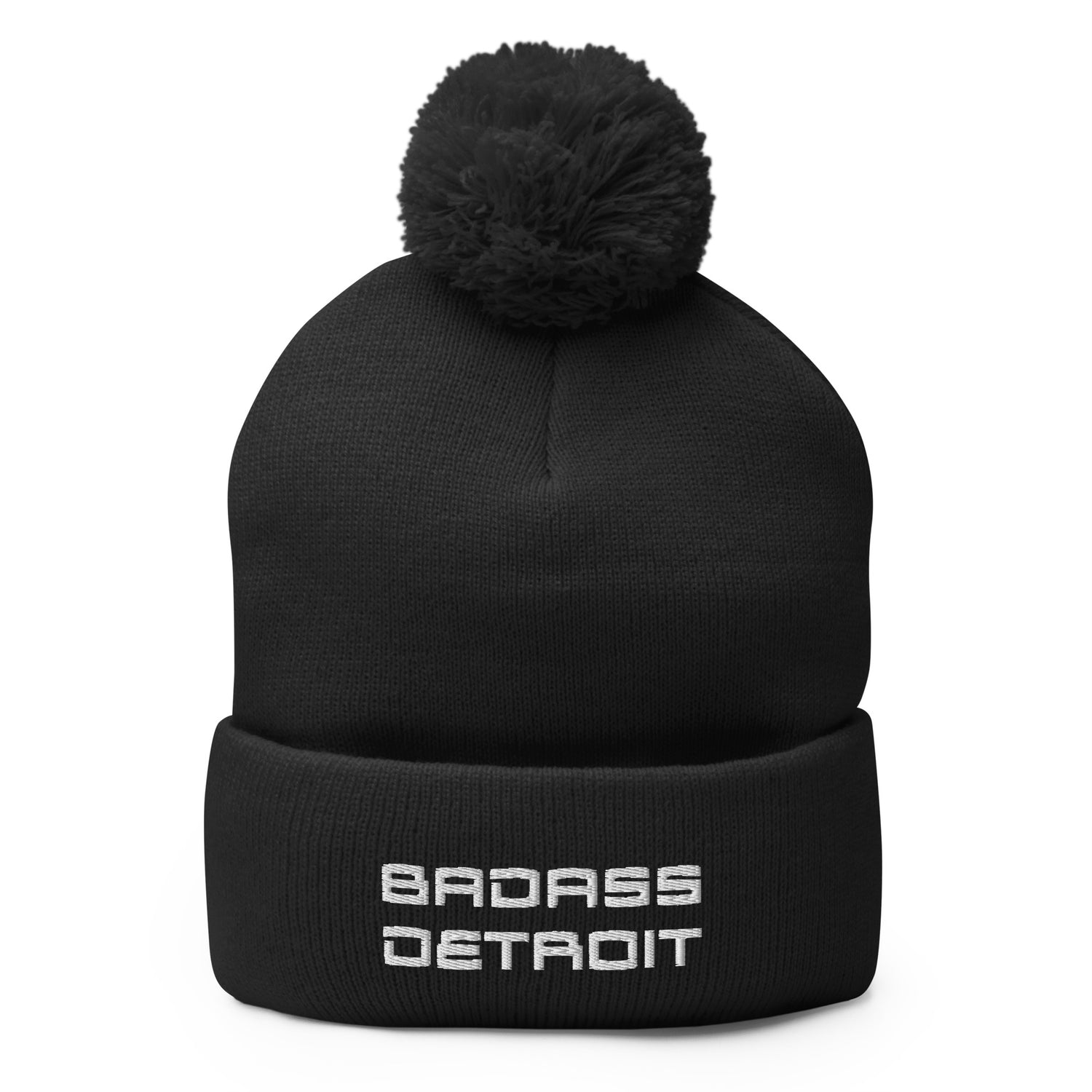 Pom-Pom Beanie - BADASS DETROIT