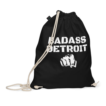 Organic cotton drawstring bag