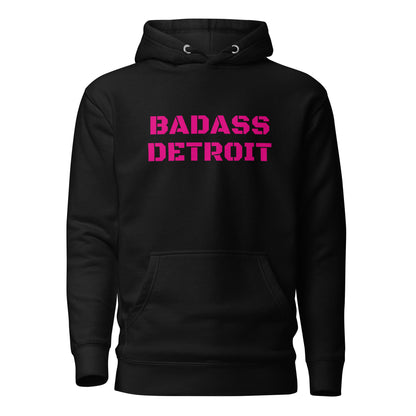 Unisex Hoodie- Pink Accent