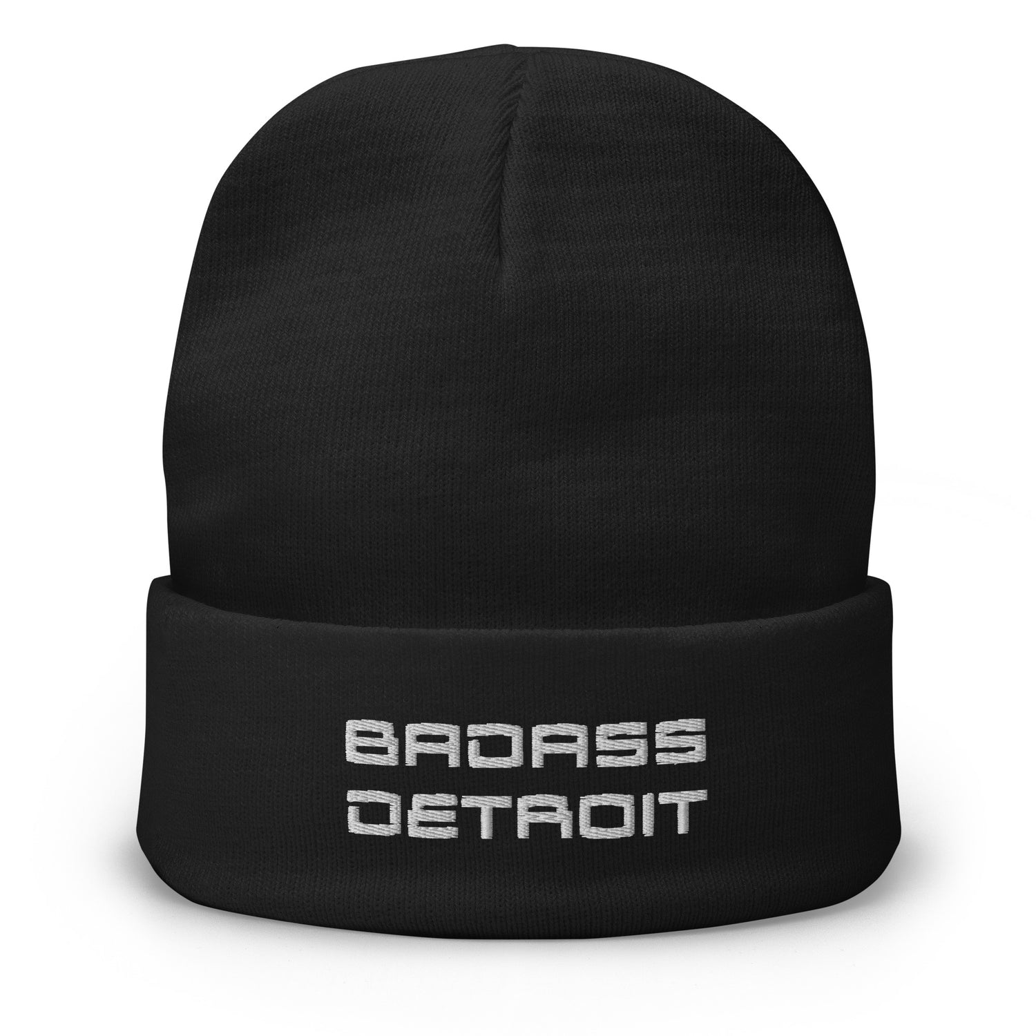 Embroidered Beanie - BADASS DETROIT