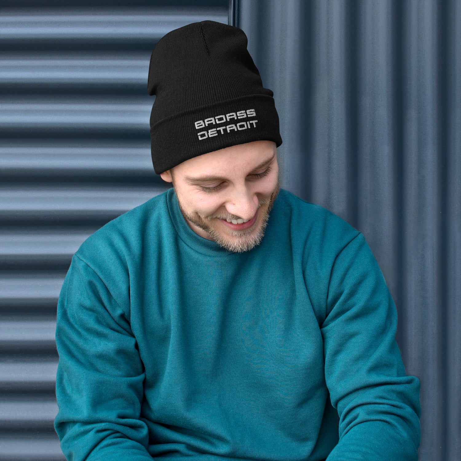 Embroidered Beanie - BADASS DETROIT