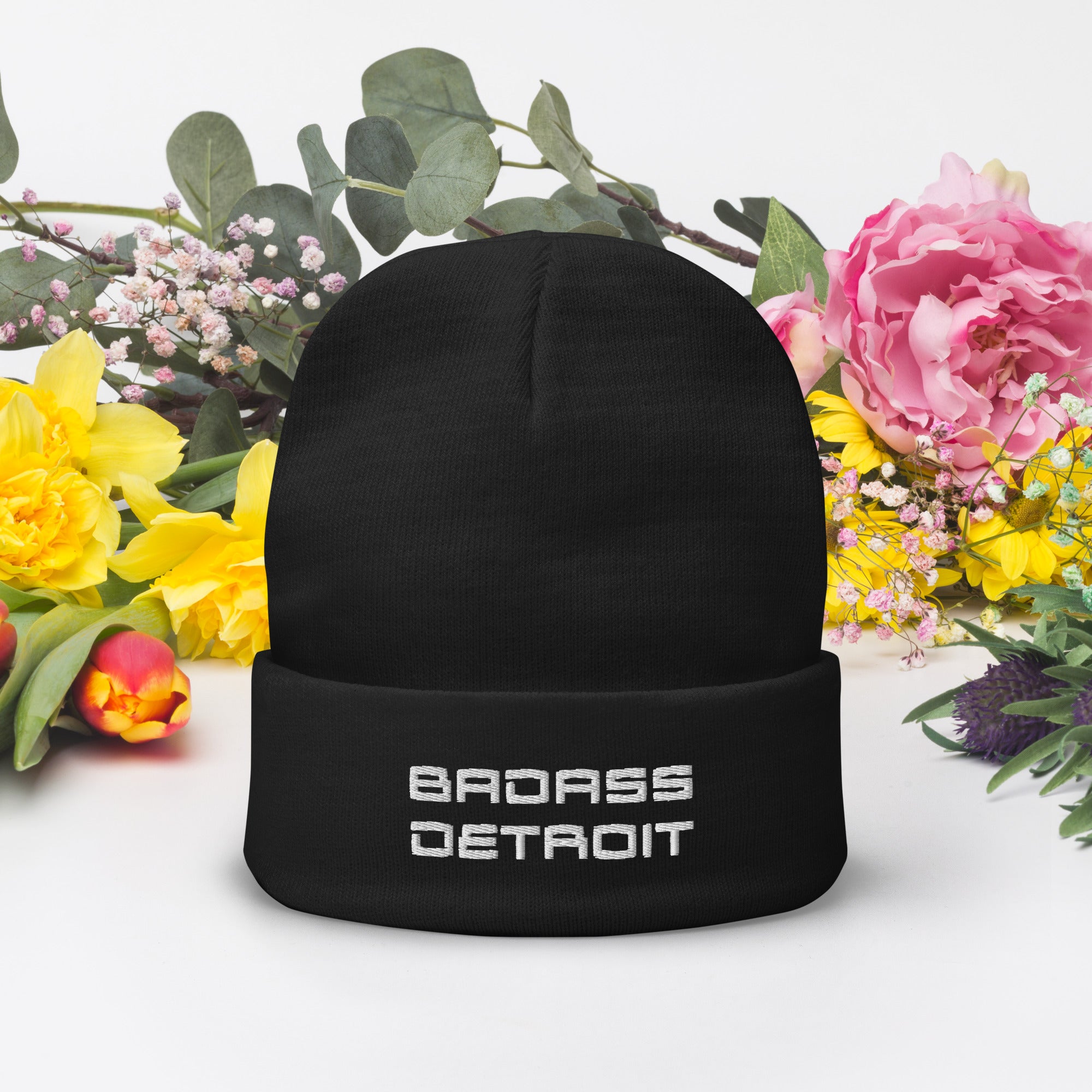 Embroidered Beanie - BADASS DETROIT