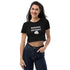 Organic Crop Top-White Accent - BADASS DETROIT