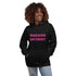 Unisex Hoodie-Pink Accent - BADASS DETROIT